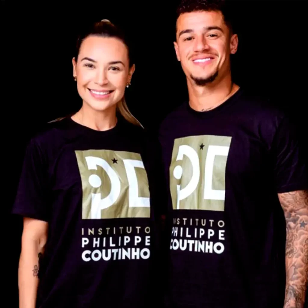 Philippe e Ainê Coutinho - Instituto Philippe Coutinho